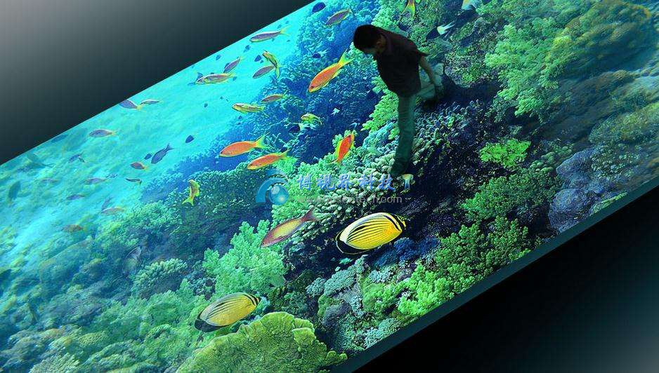 互動走廊，地面互動-博視界科技